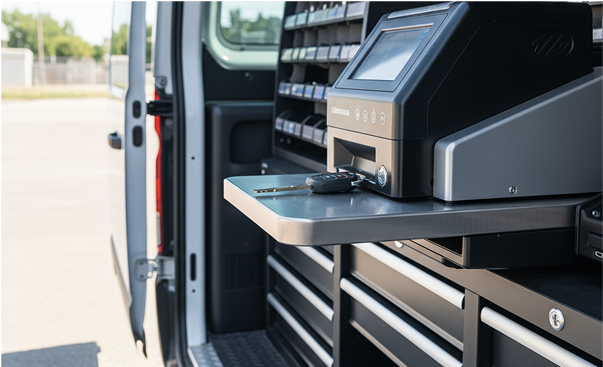 On-the-spot key cutting